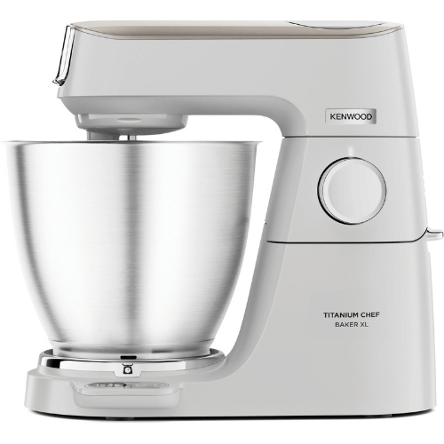 מיקסר קנווד 7 ליטר עם משקל מובנה Kenwood Titanium Chef Baker XL KVL65.001WH