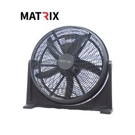 מאוורר 100W ריצפתי "20 שחור 5 להבים