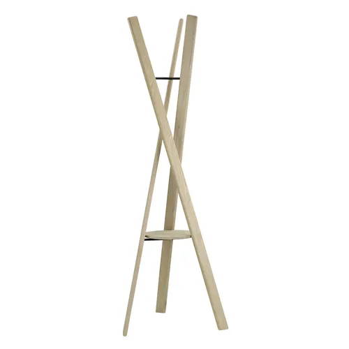 סטנד תלייה דקורטיבי עץ אלון RAKKU Coat rack