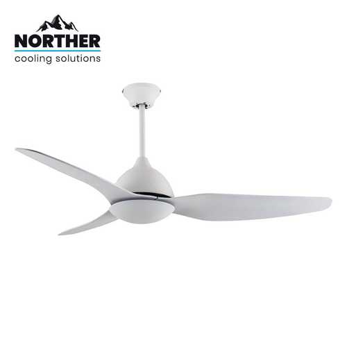 NORTHER 50+שלט 3 כ' לבן IP44'' מאוורר תקרה דולפין לפרגולה