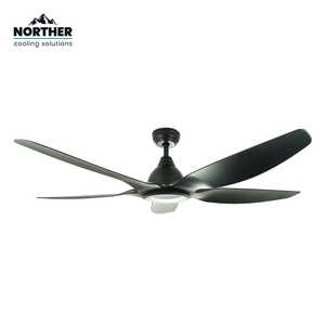 NORTHER 60 שחור עם תאורה ושלט"  DC GREENLAND מאוורר תקרה