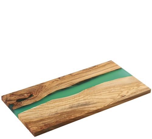 בוצ'ר הגשה עץ זית/ירוק serving board