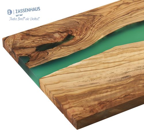 בוצ'ר הגשה עץ זית/ירוק serving board