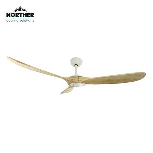 NORTHER 60 לבן+עץ עם שלט