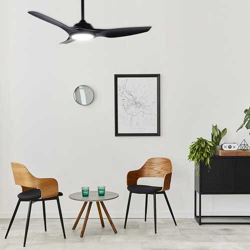 NORTHER CCT 24 שחור 3כנפיים ''46+שלטW SUPERIORE מאוורר תקרה