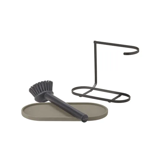 מתקן עם מברשת ניקוי למטבח טאופ DHUVA Flushing set