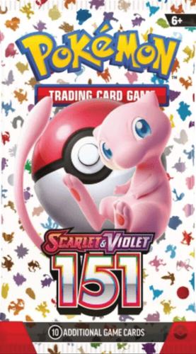 קלפי פוקימון חבילת בוסטר 151 Booster Pack - SV: Scarlet & Violet 151 (MEW)