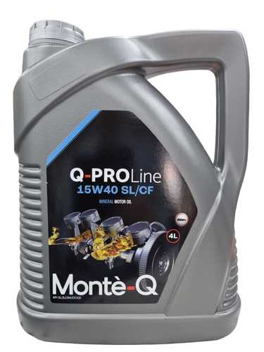 שמן מנוע 15W40 Monte-Q 4L מונטקיו מינרלי