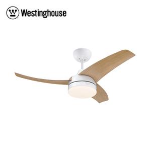 WH 28 ושלטW CCT לבן+עץ Longwood 42" DC .מאוורר תקרה