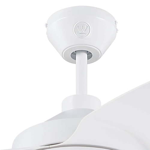 WH 36 ושלטW CCT לבן מט Valeria 52 DC מאוורר תקרה