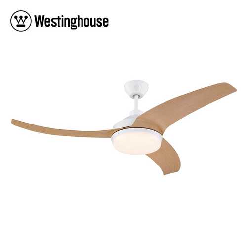 WH 36 ושלטW CCT לבן+עץ Valeria 52 DC מאוורר תקרה