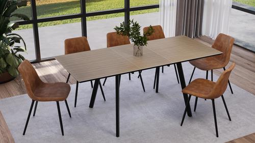 שולחן אוכל נפתח דגם קאלי