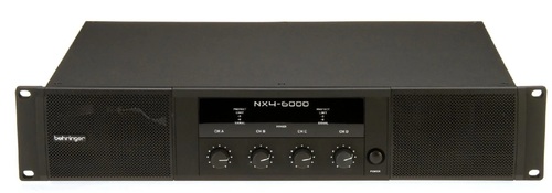 מגבר הספק 1600Wx4 2Ohms מבית Behringer דגם NX46000