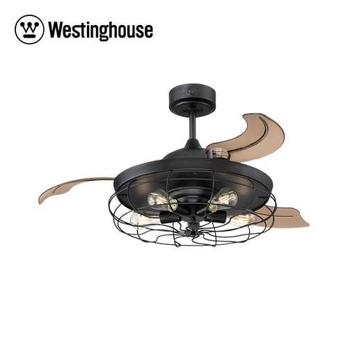 Westinghouse 5XE27 כנפיים מתקפלות 42'+שלט DUNLIN אוורר תקרה