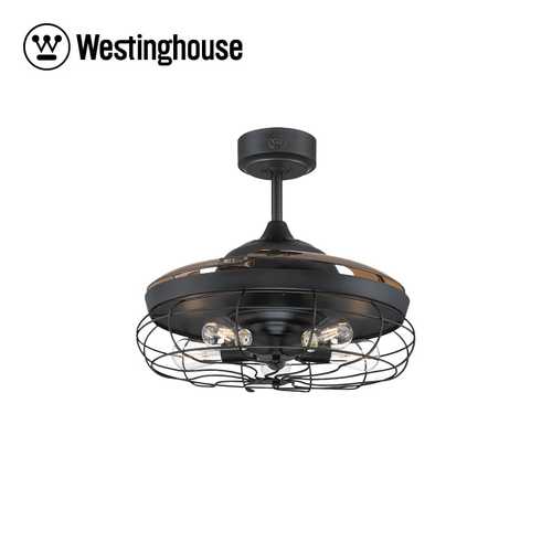 Westinghouse 5XE27 כנפיים מתקפלות 42'+שלט DUNLIN אוורר תקרה
