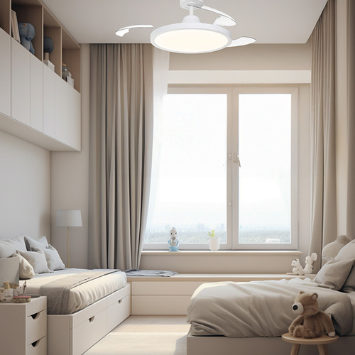 WH 40W כנפיים מתקפלות 42''+שלט LAGUNA DC מאוורר תקרה