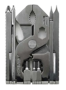 מולטיטול Swiss Tech Micro-Max Xtreme דגם ST53130 עם 22 כלים מפלדת אל-חלד בעיצוב קומפקטי לנשיאה בכיס
