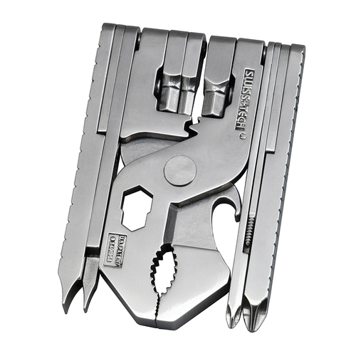 מולטיטול Swiss Tech Micro-Max Xtreme דגם ST53130 עם 22 כלים מפלדת אל-חלד בעיצוב קומפקטי לנשיאה בכיס