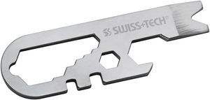 מולטיטול SWISS דגם ST67129 עם 14 פונקציות, עשוי פלדת אל-חלד עמידה, קומפקטי למחזיק מפתחות
