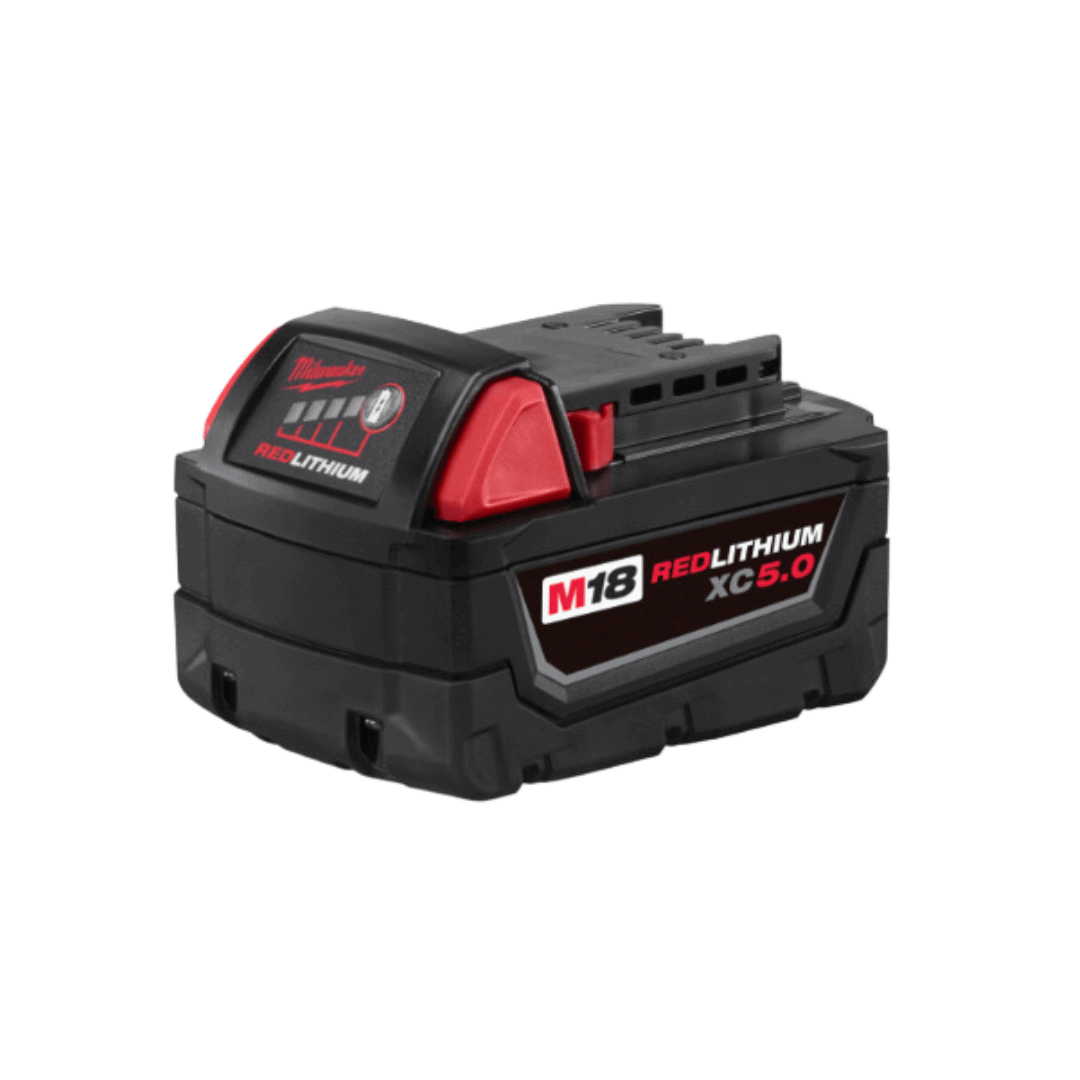 סוללה ליתיום 5 אמפר 5AH-18V REDLITHIUM דגם: 48-11-1850 / M18B5 מבית Milwaukee