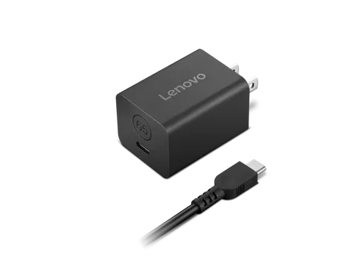 מטען לנייד Lenovo 65W Slim GaN AC Adapter (USB Type-C) 4X21R04789