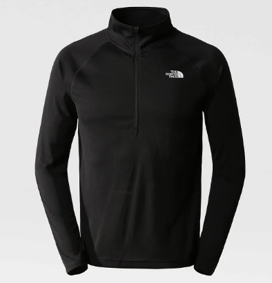 חולצה גברים FLEX II 1/4 ZIP מבית דה נורט פייס THE NORTH FACE שחור 