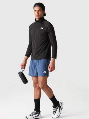 חולצה גברים FLEX II 1/4 ZIP מבית דה נורט פייס THE NORTH FACE שחור 