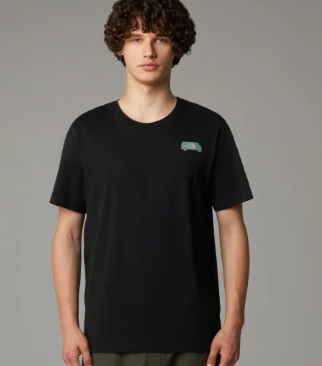 חולצת טי קצרה גברים OUTDOOR GRAPHIC THE NORTH FACE שחור