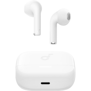 אוזניות אלחוטיות בצבע לבן Anker Soundcore K20i