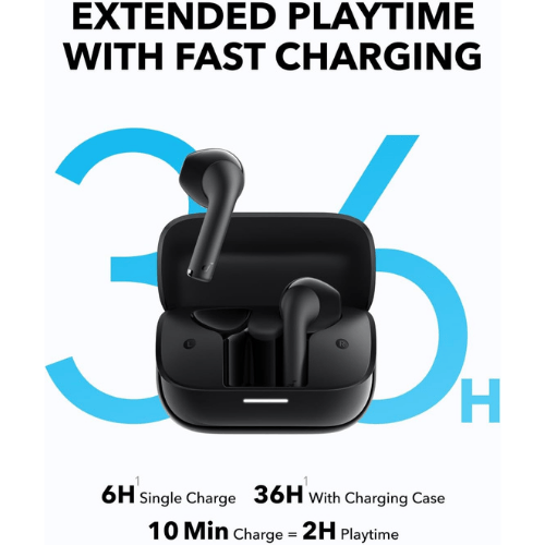 אוזניות אלחוטיות בצבע שחור Anker Soundcore K20i