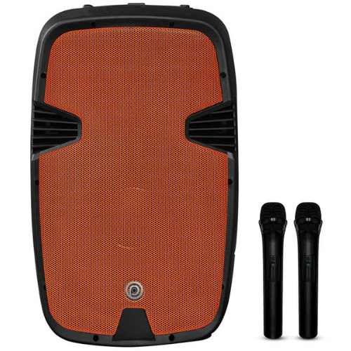 בידורית עם 2 מיקרופנים אלחוטיים 12 אינץ' Pure Acoustics PMW-3012 300W