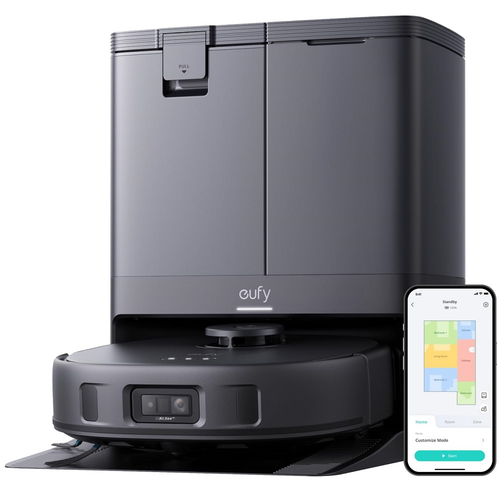 שואב אבק רובוטי שוטף Anker Eufy X10 Pro Omni - צבע שחור אחריות ע''י היבואן הרשמי