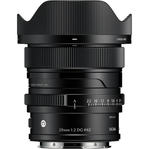 עדשת Sigma 20mm f/2 DG לפנסוניק