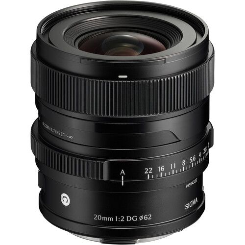 עדשת Sigma 20mm f/2 DG לפנסוניק