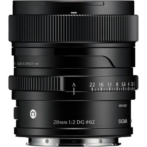 עדשת Sigma 20mm f/2 DG לפנסוניק