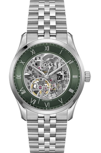 HUGO BOSS 1514236 גברים מנגנון אוטומטי יבואן רשמי אחריות ושירות בכל הארץ