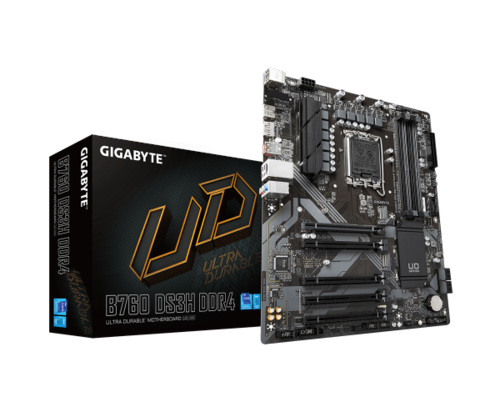 לוח Gigabyte B760 DS3H DDR4 ATX PCIE 4.0 DP HDMI LGA1700
