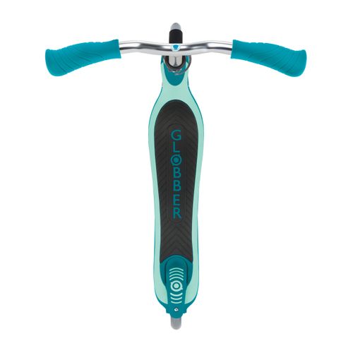 קורקינט לילדים ונוער פלואו FLOW 125 אורות בגלגלים ומשטח מחוזק תלת שכבתי - טורקיז