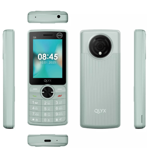 טלפון כשר מתקדם צבע ירוק QLYX Q8 4G