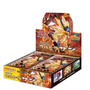 קלפי פוקימון קופסת בוסטר מסדרת Sun & Moon היפנית  Pokemon Card Game SM5S Sun & Moon Ultra Sun Booster Pack BOX
