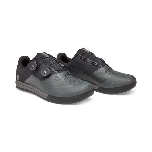 נעלי רכיבה פוקס פלאט אפור - FOX UNION FLAT BOA SHOE V25