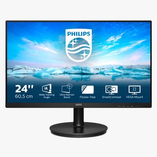 מסך PHILIPS HDMI+VGA+SP 241V8LA 23.8