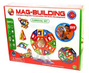 ערכת בניה מגנטית 59 חלקים