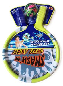 זוג רקטות עם רשת ספוג וכדור למשחק על ביבשה ובמים