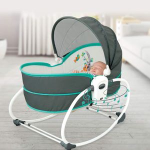 נדנדת טרמפולינה 5 ב 1 עם מובייל צעצועים