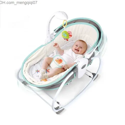 נדנדת טרמפולינה 5 ב 1 עם מובייל צעצועים