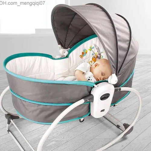 נדנדת טרמפולינה 5 ב 1 עם מובייל צעצועים