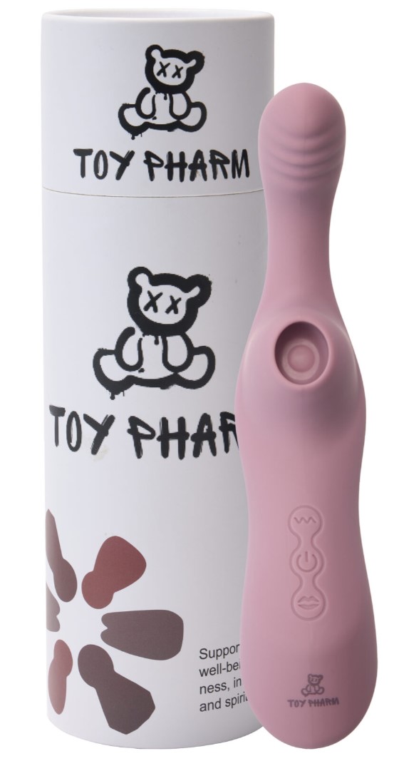 ויברטור גלי רטט בעיצוב יוקרתי לגירוי עמוק ToyPharm Natalies Shockwave Delight