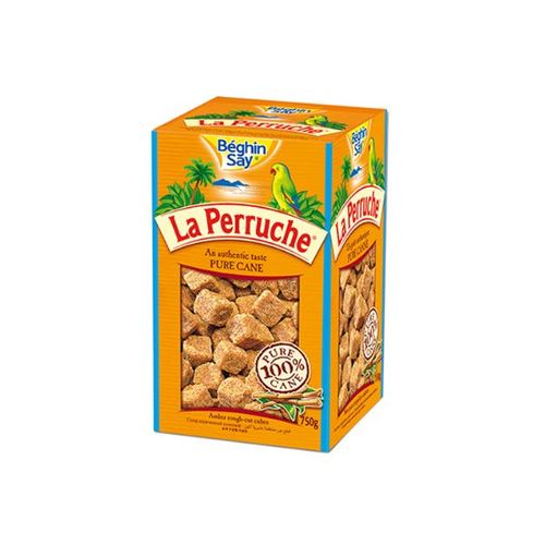 קוביות סוכר קנים חום 750 גרם La Perruche