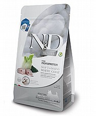 ND לכלב גור פרווה לבנה 1.5 קג